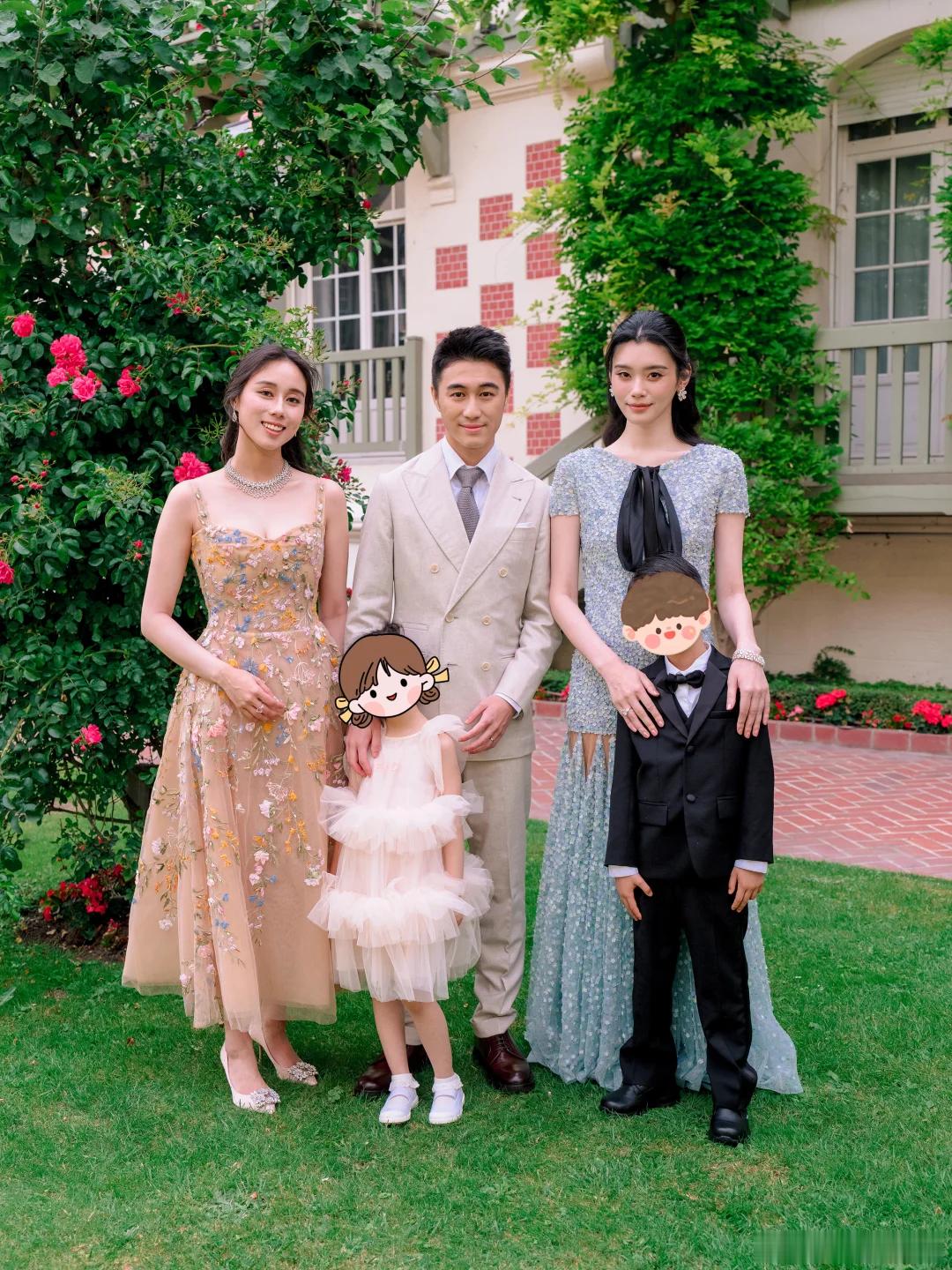 谷爱凌出席奚梦瑶何猷君婚礼何超欣晒与奚梦瑶何猷君合照 何超欣晒与奚梦瑶、何猷君在