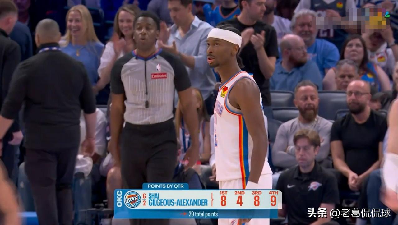 雷霆巨星亚历山大真是球队的末节之神！在今天雷霆主场以111：100战胜尼克斯的焦