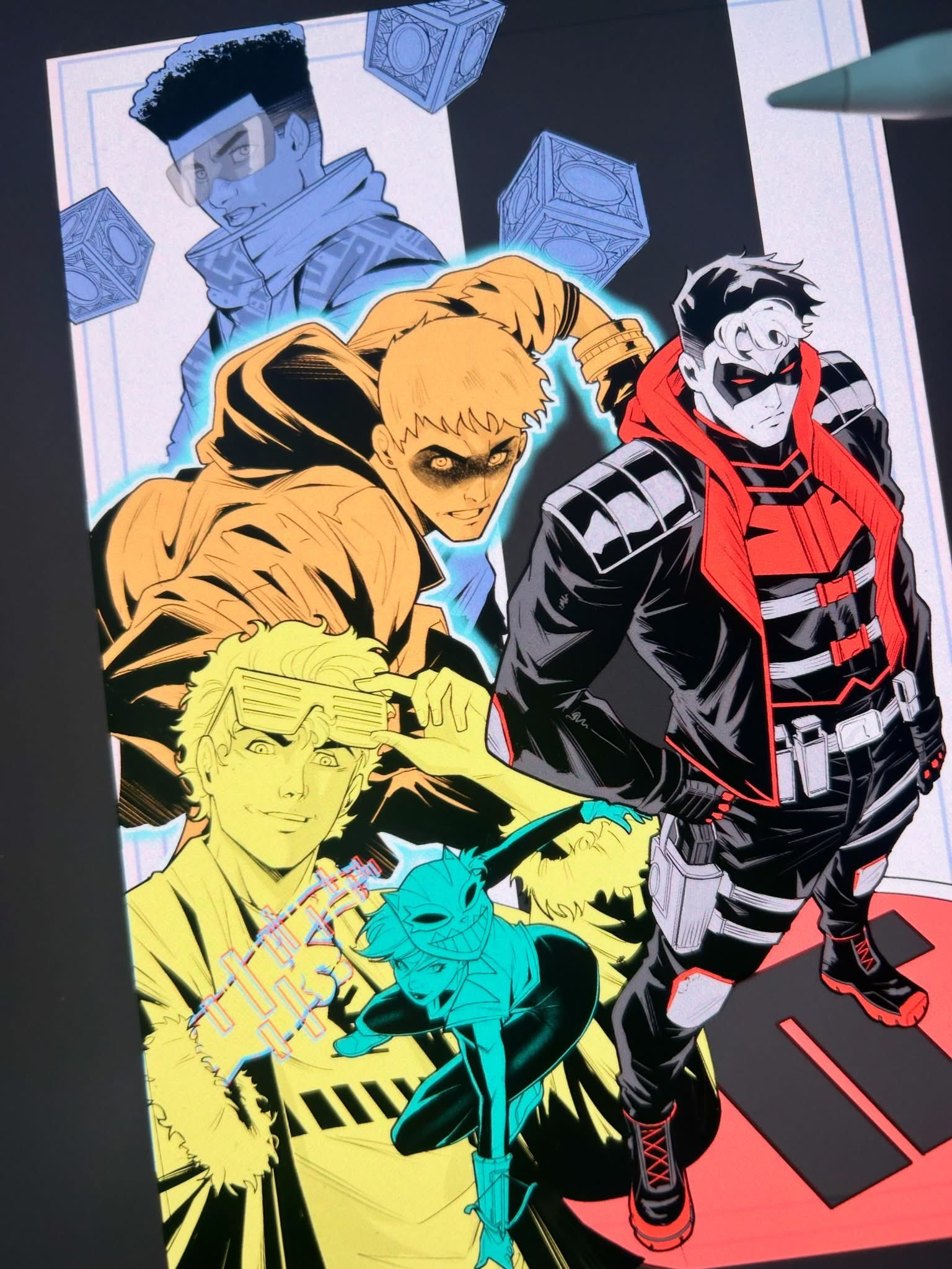 JasonTodd 画师Travis Mercer分享了自己给《少年泰坦》第3期