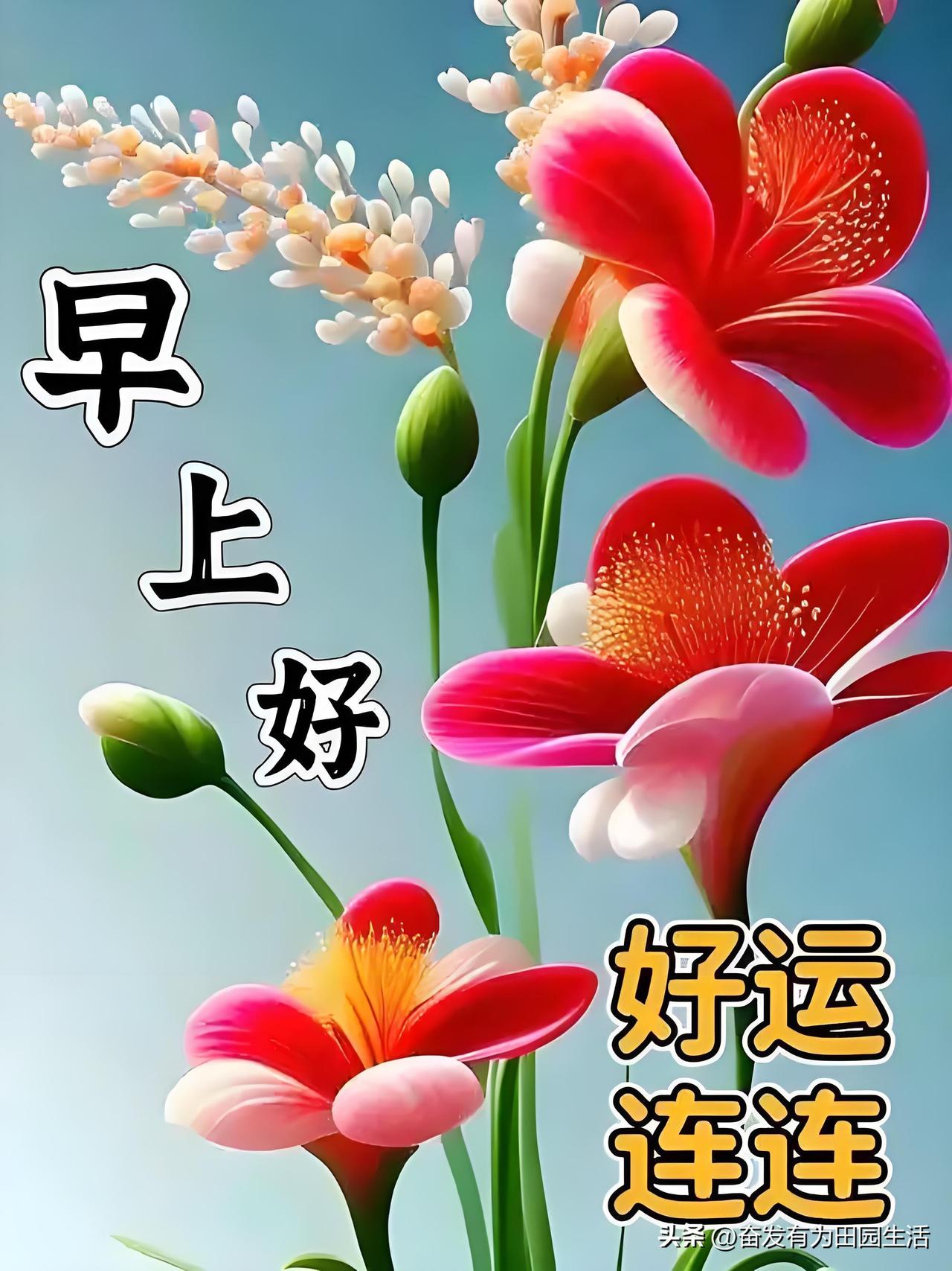 金秋十月，早安好运连连，绽放美好一天！🌸🌞分享每日早安吉祥心语