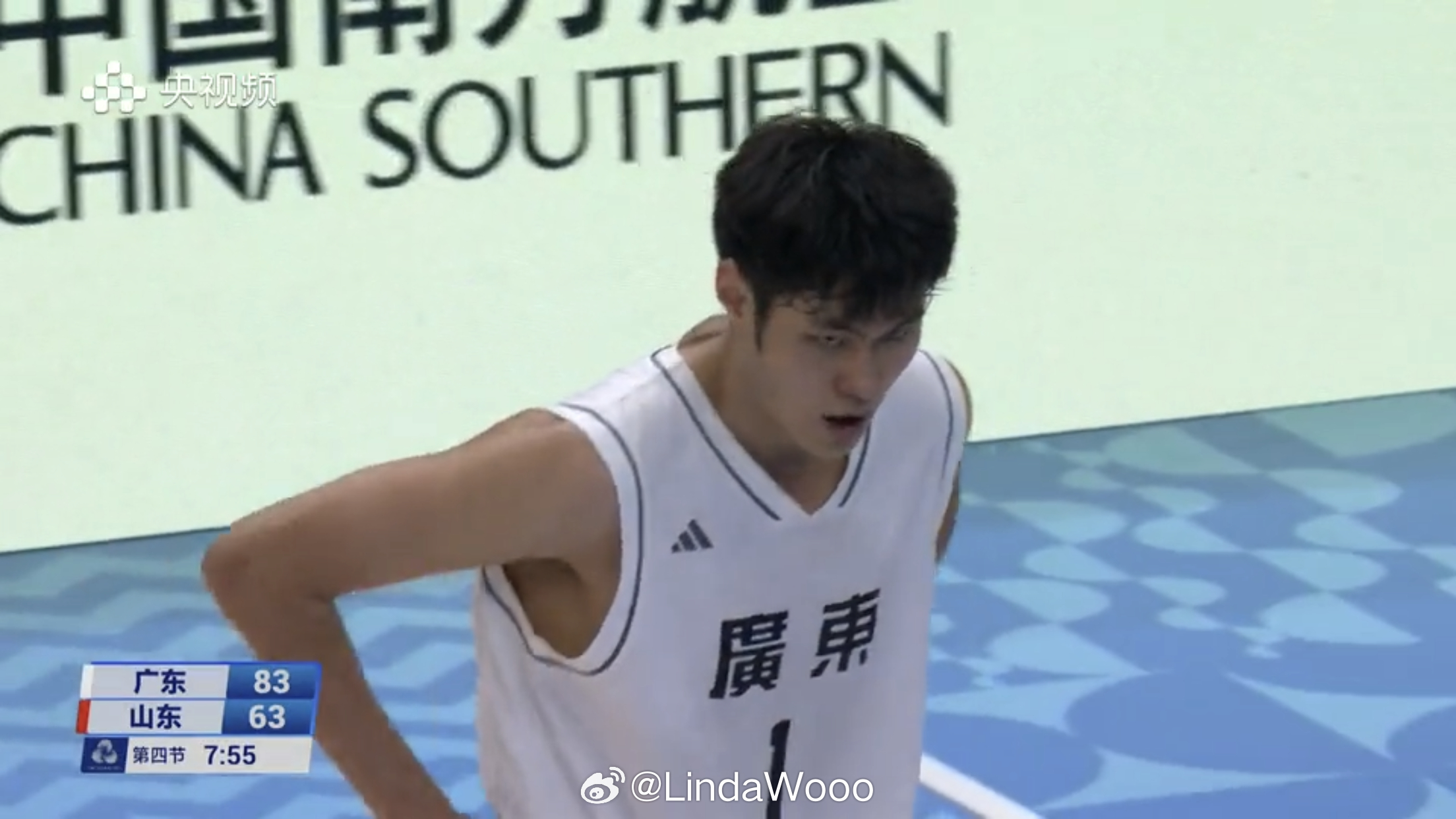 广东U22男篮的王 王浩然管子孤木难支啊 …