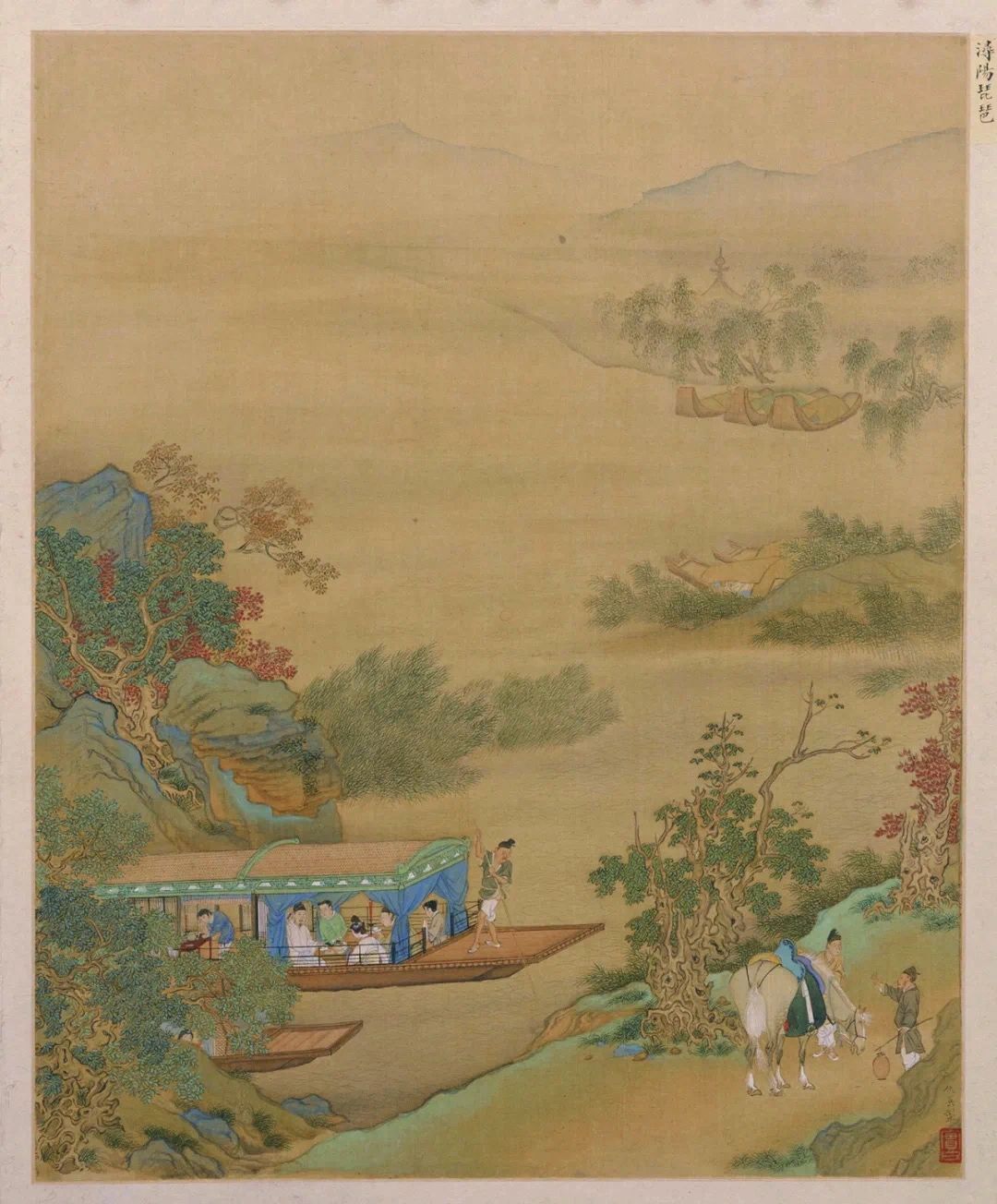 当仇英遇到白居易 | 明·仇英 《浔阳琵琶图》这幅画来源于白居易的著名诗篇《琵琶