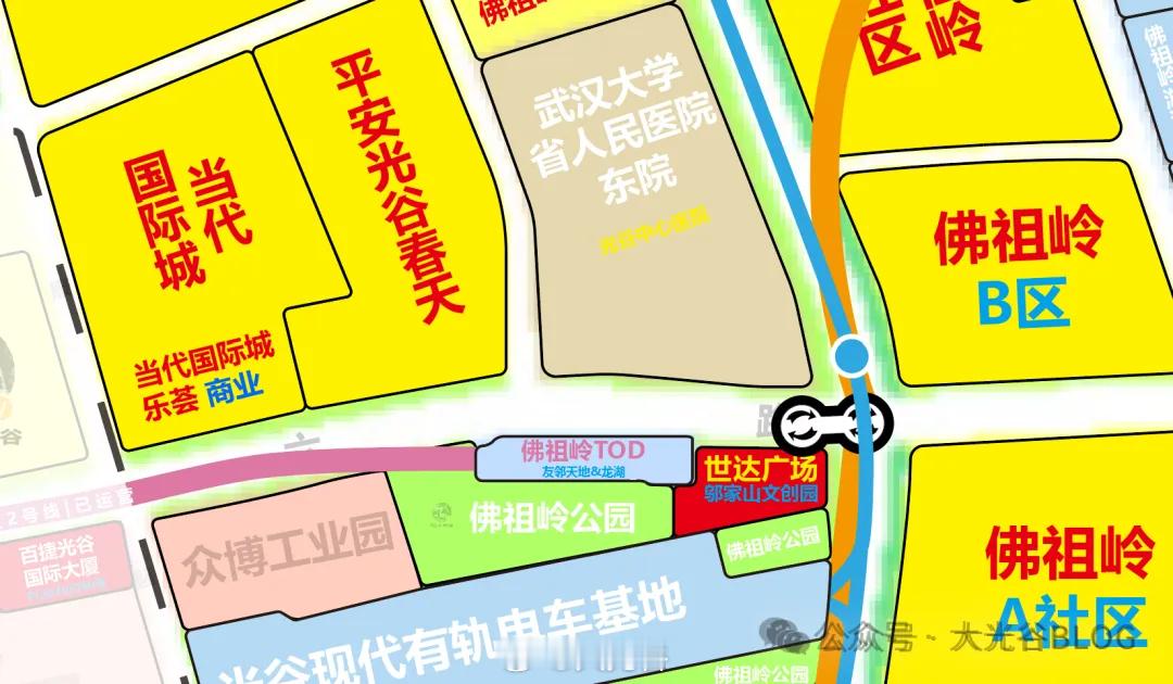 光谷南新进展｜佛祖岭地铁站过街天桥主体成型光谷南又迎来一处民生利好，高新六路佛祖