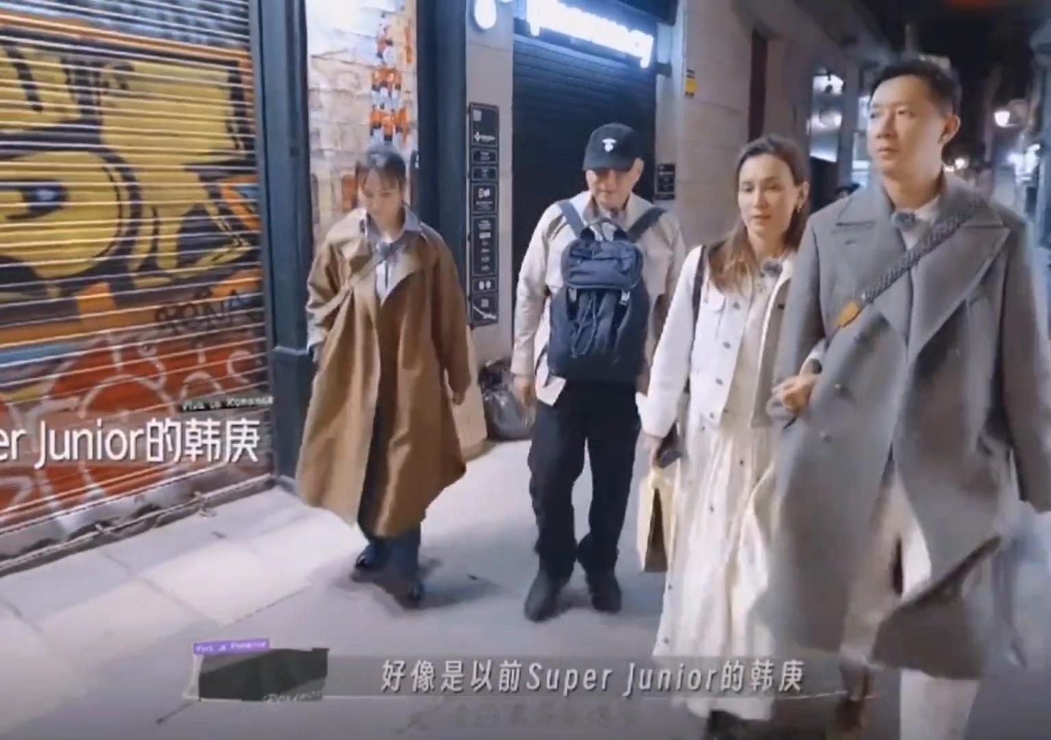 韩庚被韩国游客认出是SuperJunior成员韩庚在国外被韩国游客认出 韩庚在国