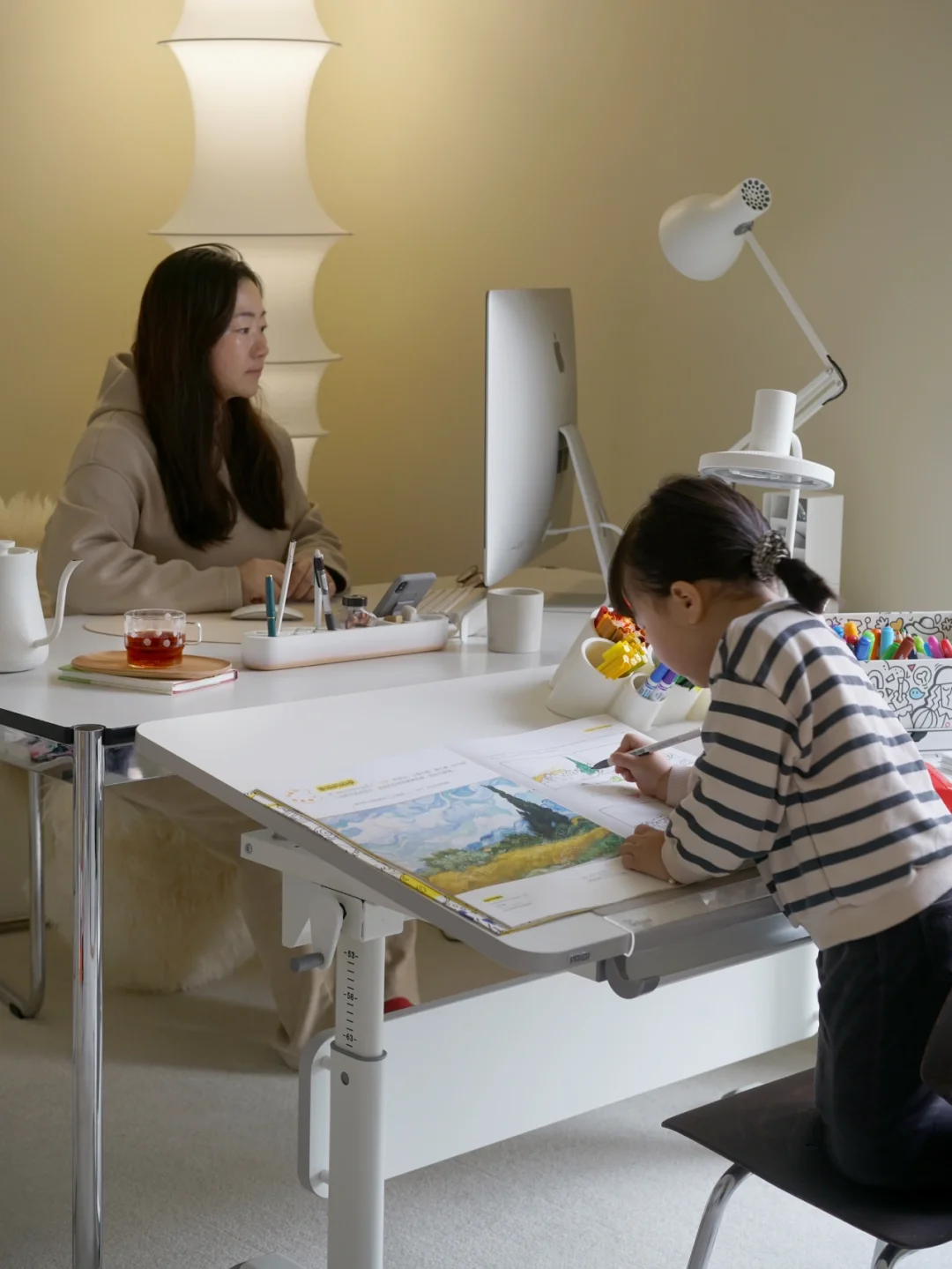 伴着樱花香🌸一杯咖啡☕️我俩的理想状态