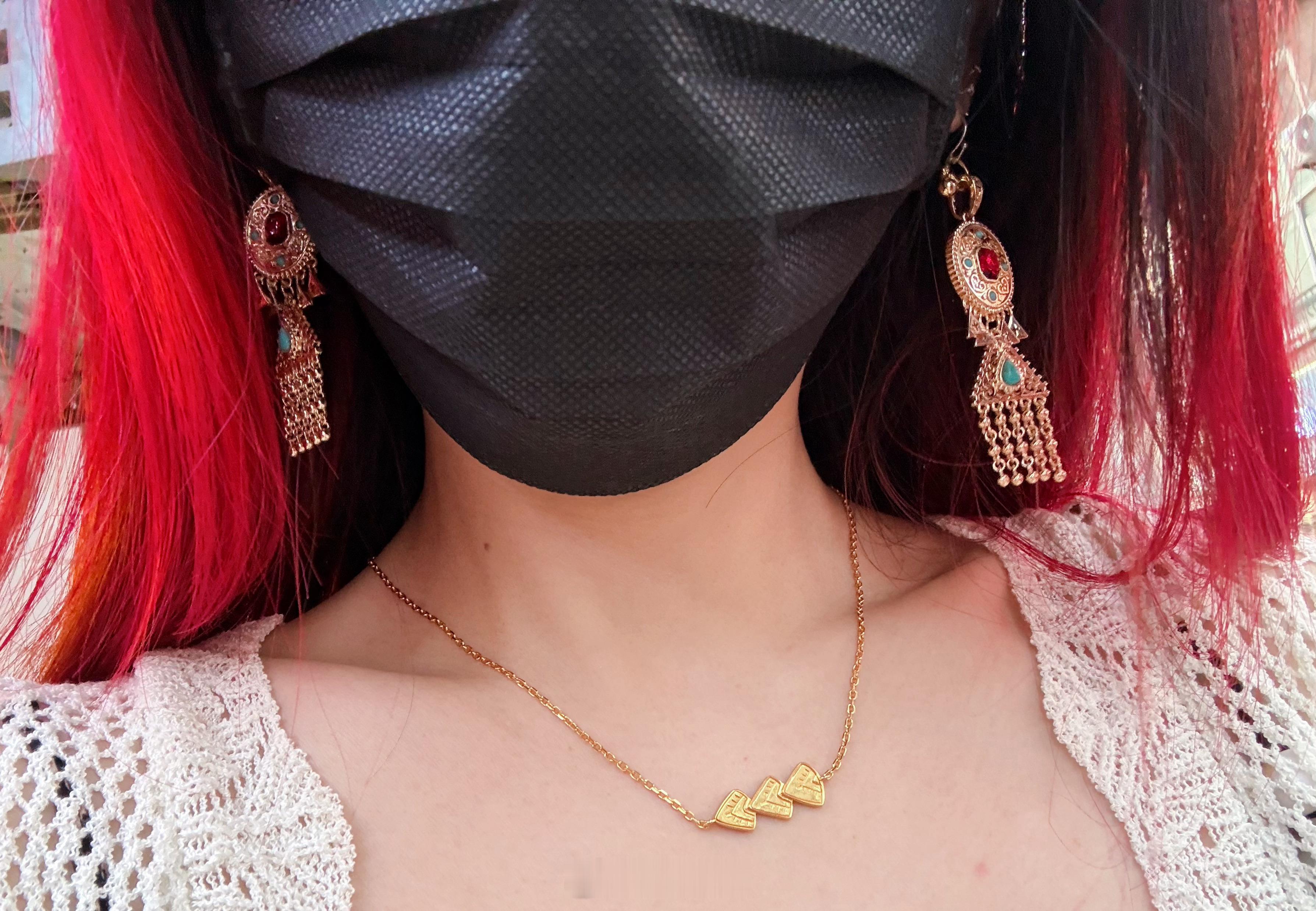 项链改了耳环( ｡◔ ‿ < 📸ς) 🩷 