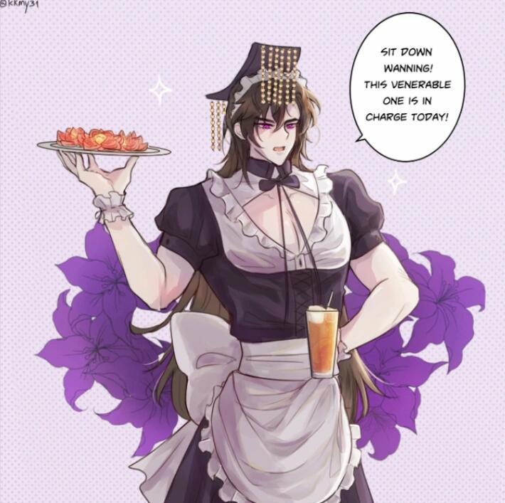 2.0vs0.5女仆装的墨燃 不知道晚宁更喜欢哪一个呢 