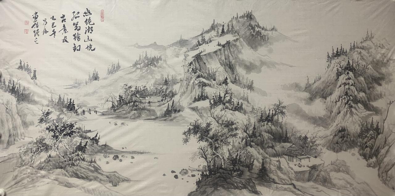宋昌林山水画欣赏
