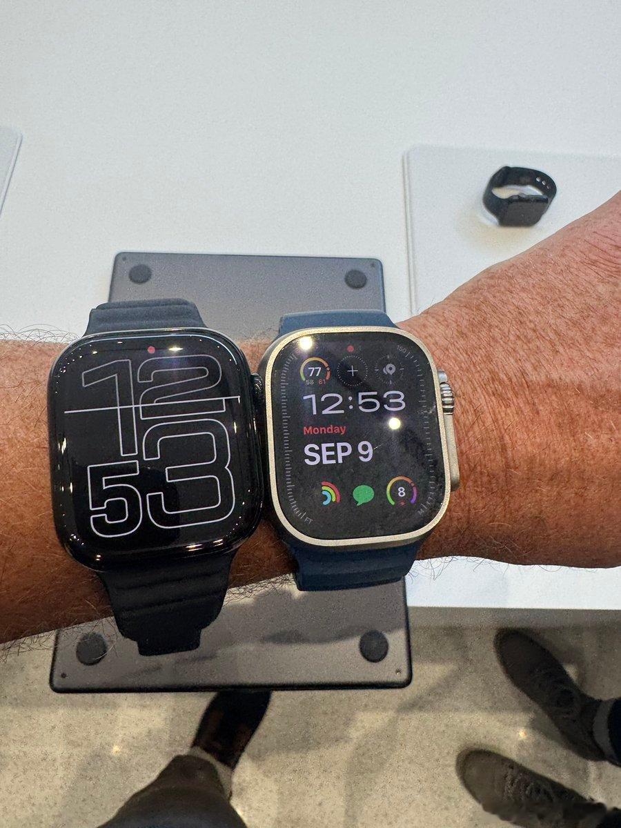 感觉要把Ultra按地上揍的架势，给我一个不买Apple Watch Serie