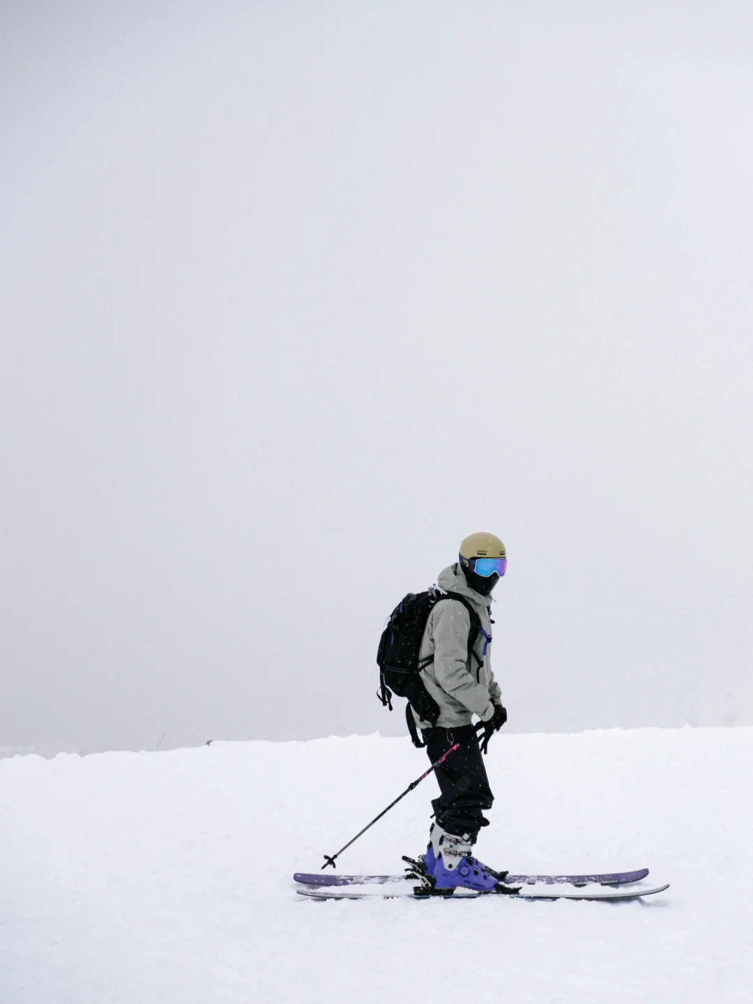 登山滑雪大概就是每个滑雪人的最终向往