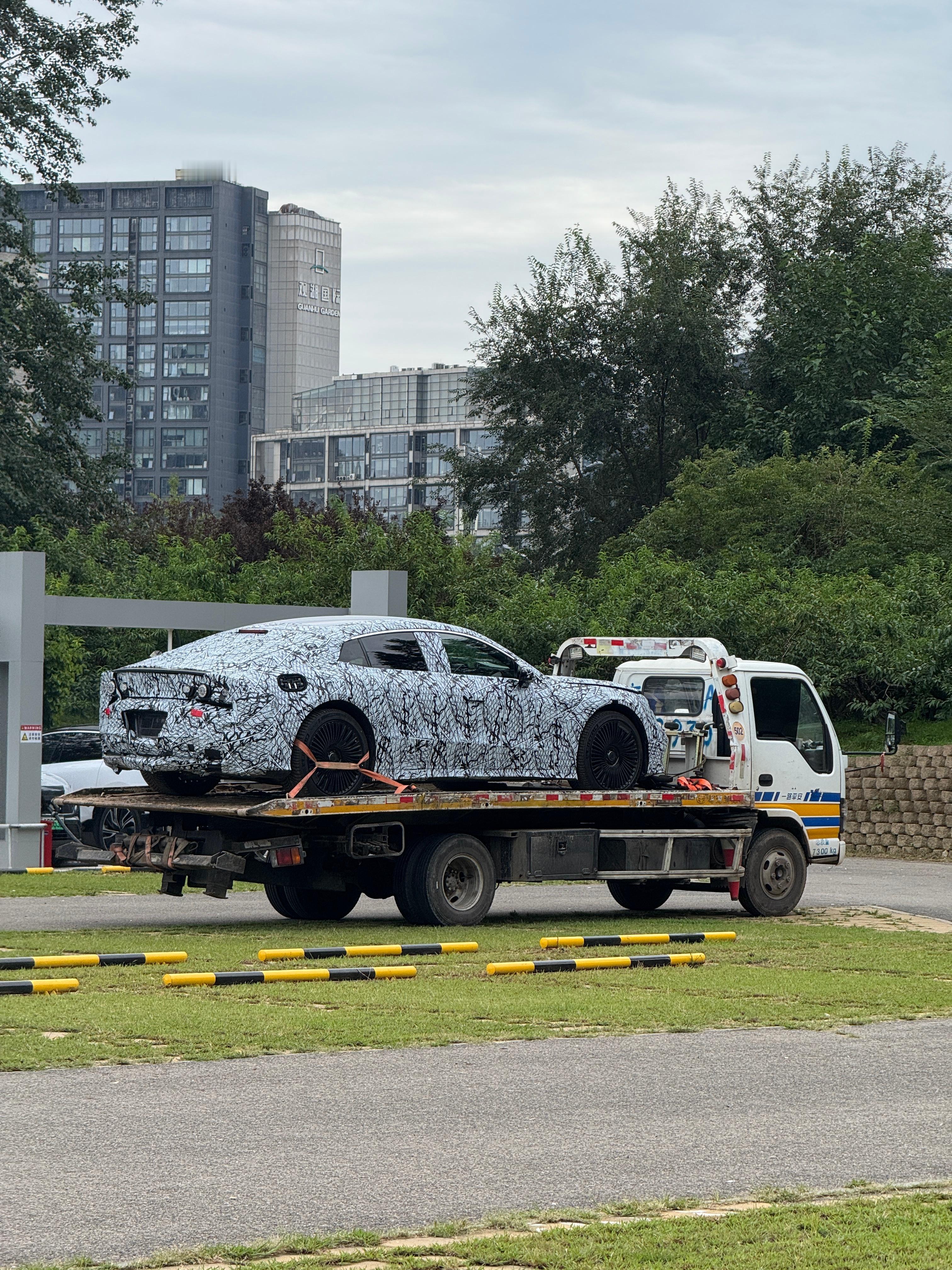 偶遇伪装车，来猜猜是啥车？新车[超话] ​​​