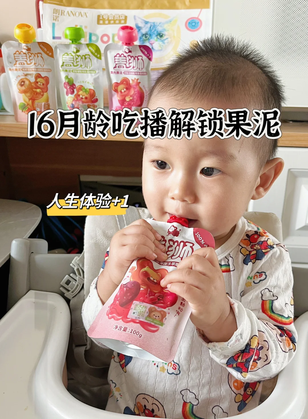 口味超丰富的果泥是谁家宝还没有吃过！