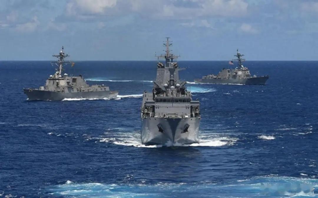 4国联军重兵压进南海，解放军的反击不过夜，当天就在南海出重拳美日澳菲四国集结舰队