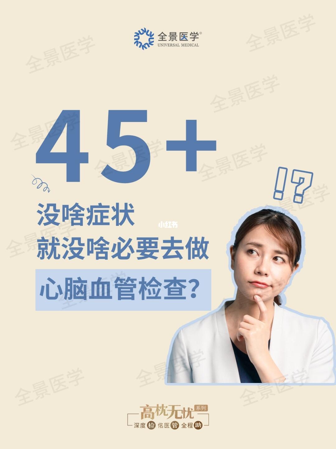45+，没啥症状就没必要去做心脑血管检查？