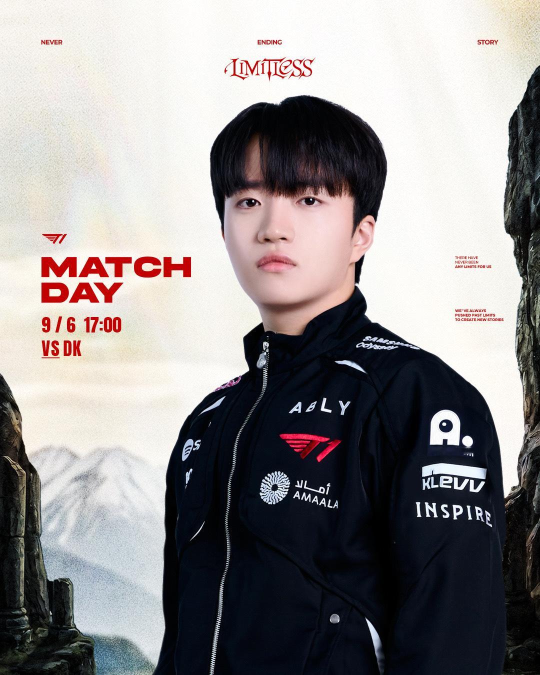【2026LCK 季后赛】 vs DK今天的比赛对阵DK，请粉丝们多多支持！T1