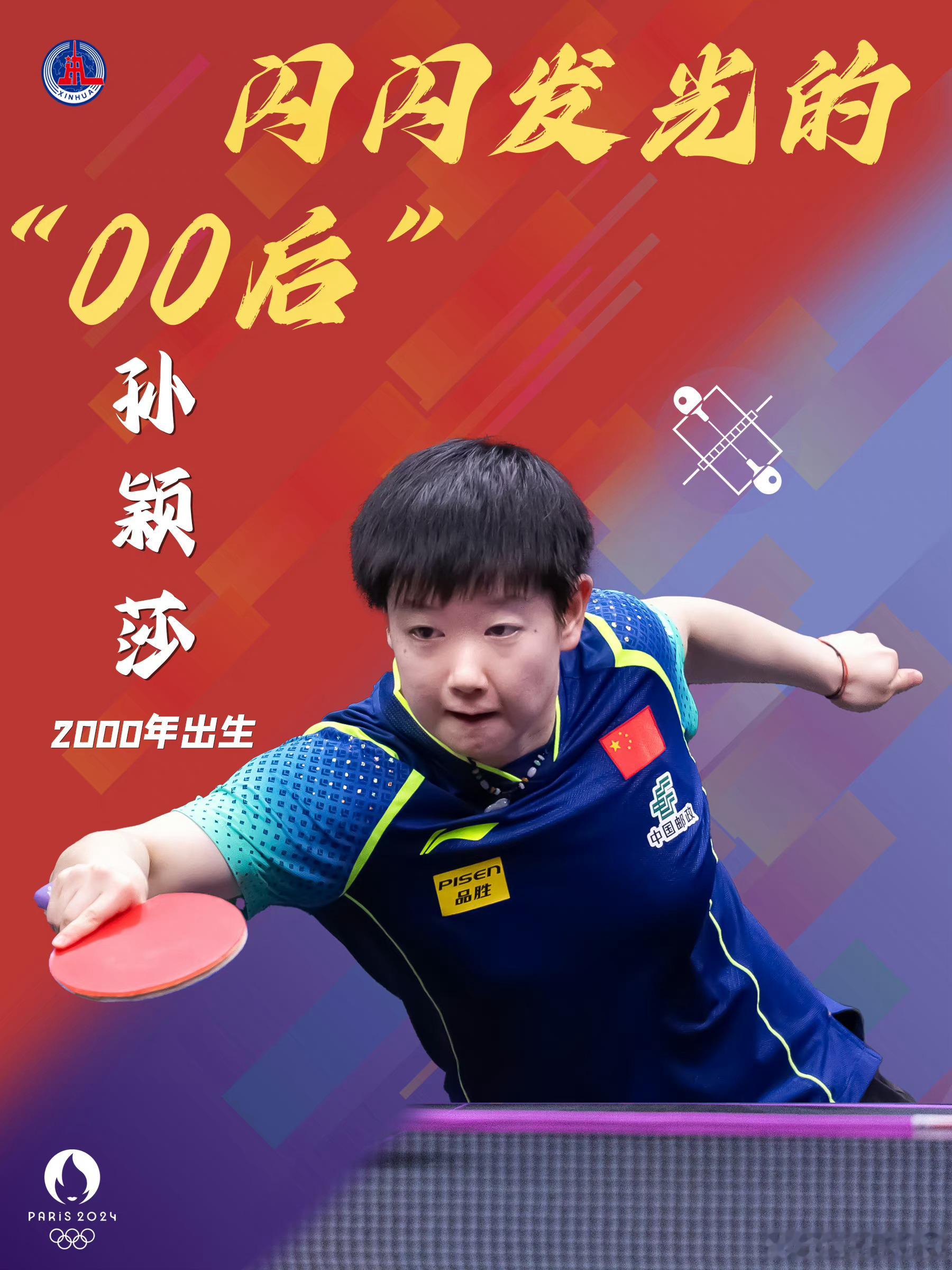 #莎头#王楚钦孙颖莎起落平安一切顺利巴黎如愿！ ​​​