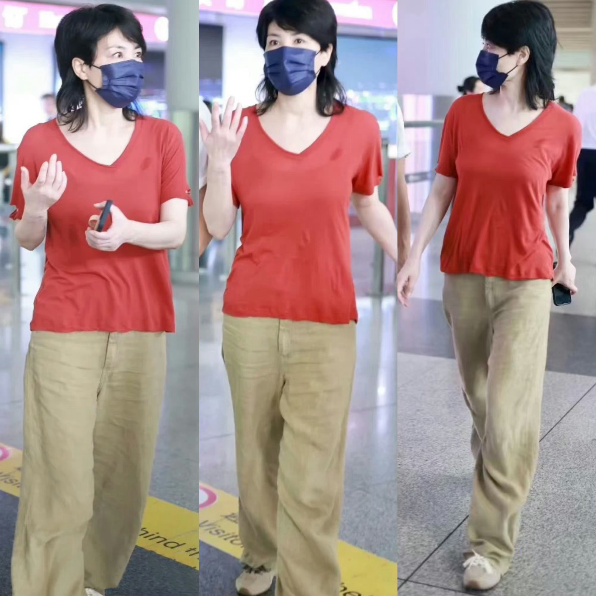 王菲现在确实有一种大妈的气质了 ​​​