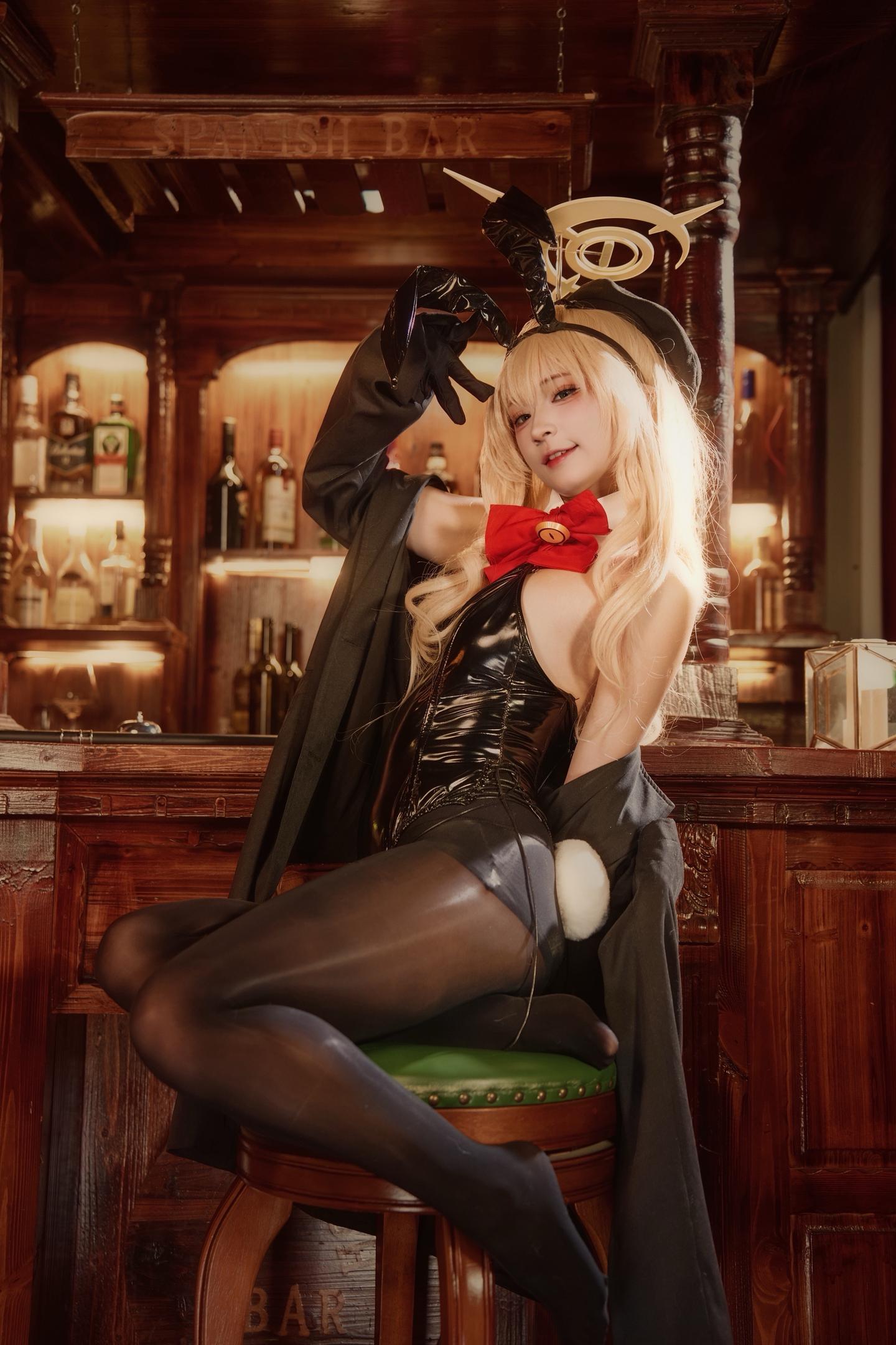 笑面教授兔女郎cos.