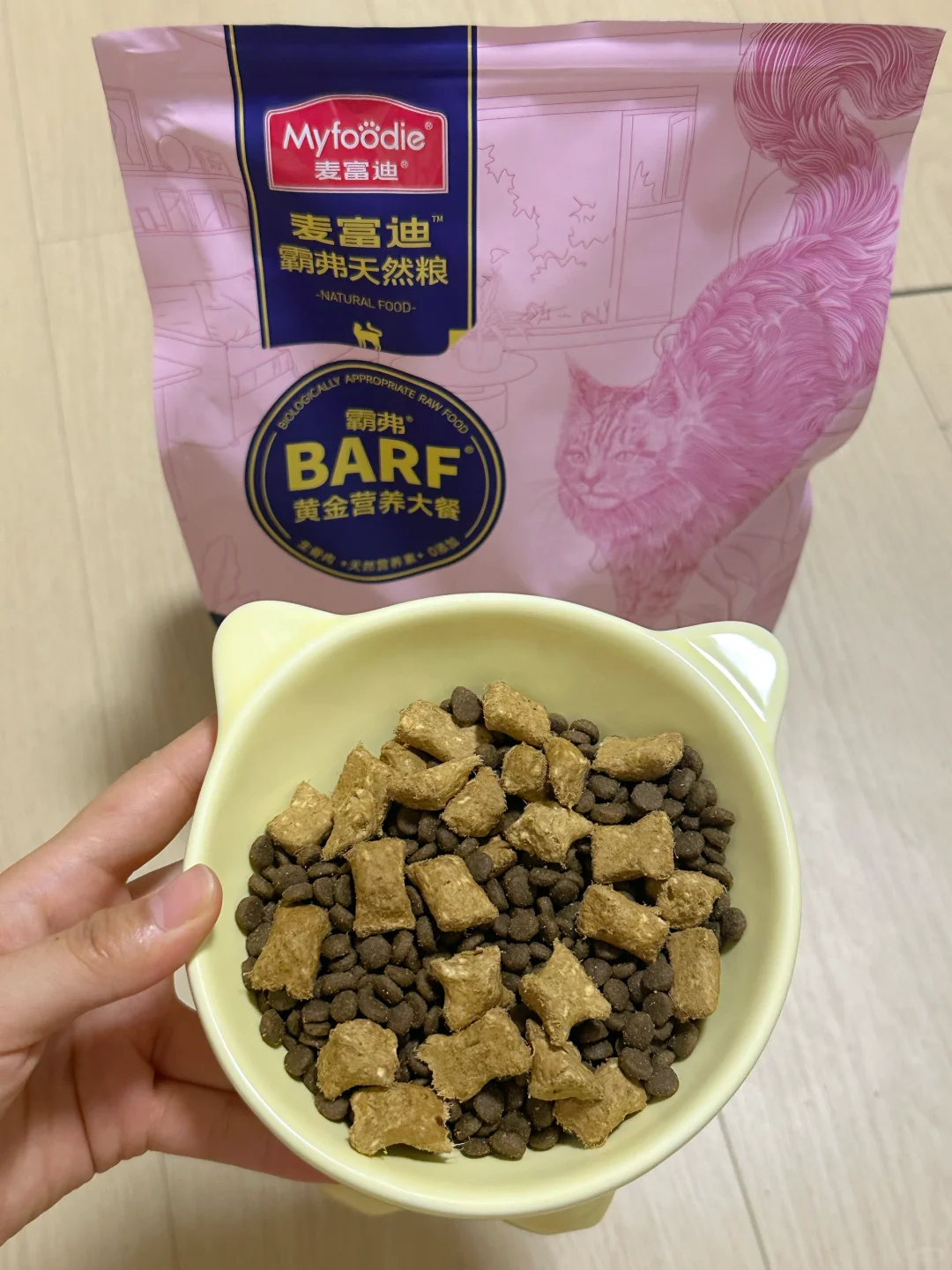 天天只关心它的碗里有没有粮，都吃成小猪了