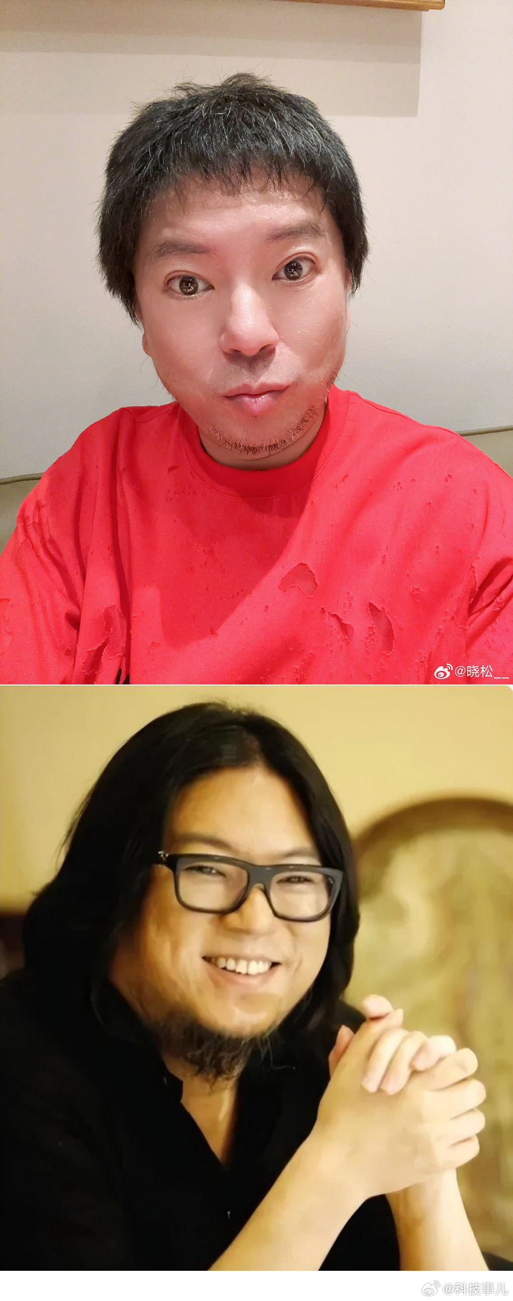 #高晓松怎么瘦成这样了#这是同一个人吗？ ​​​
