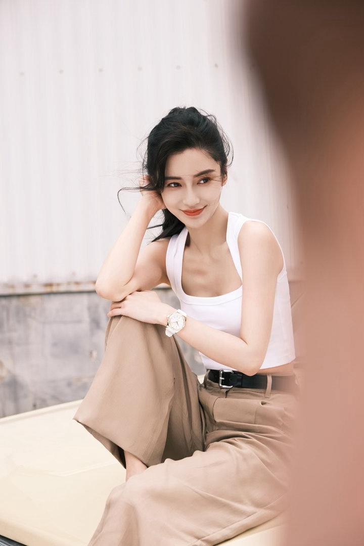 angelababy 杨颖 学姐，下课我要和你一起走