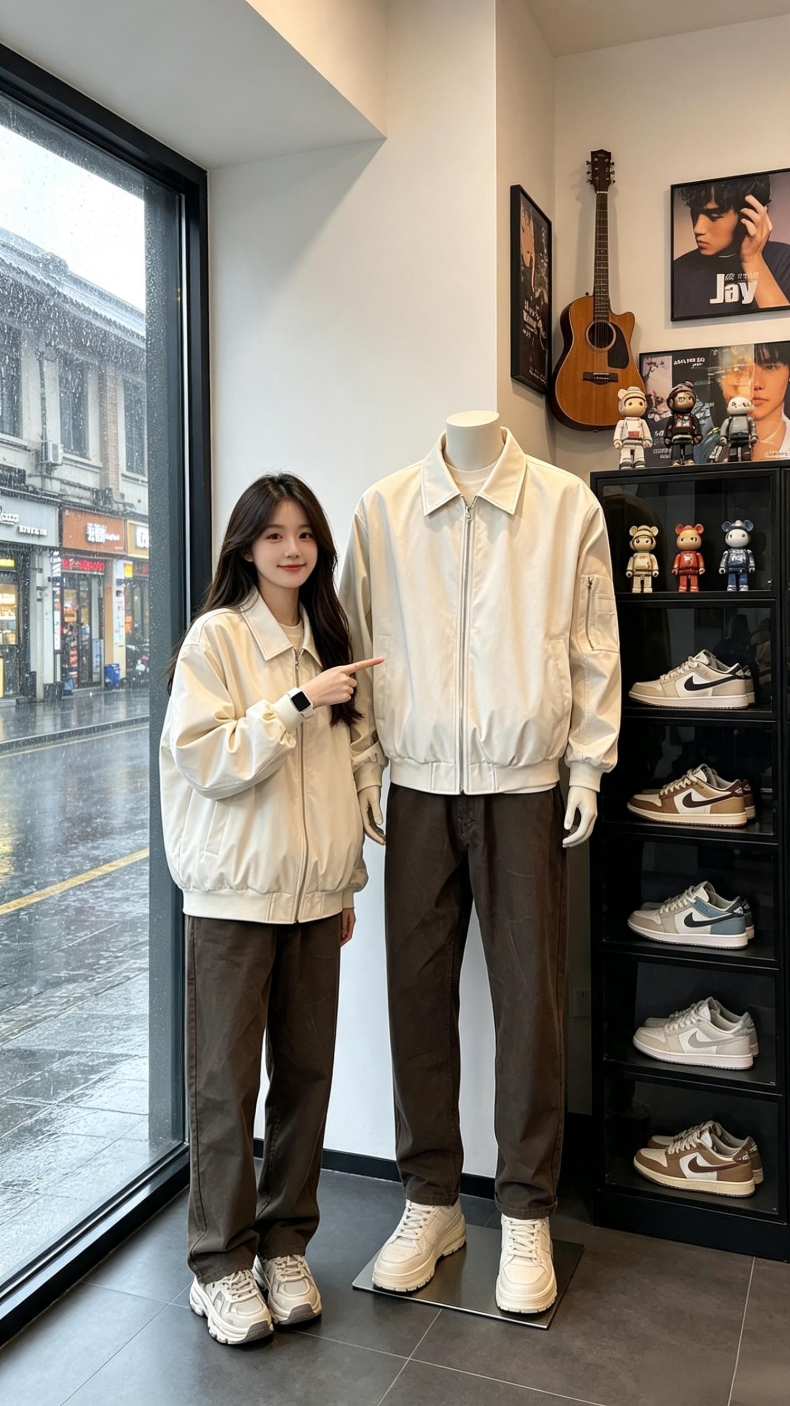 学生党必备单品 美式翻领夹克 秋冬天随便搭配都好看！
