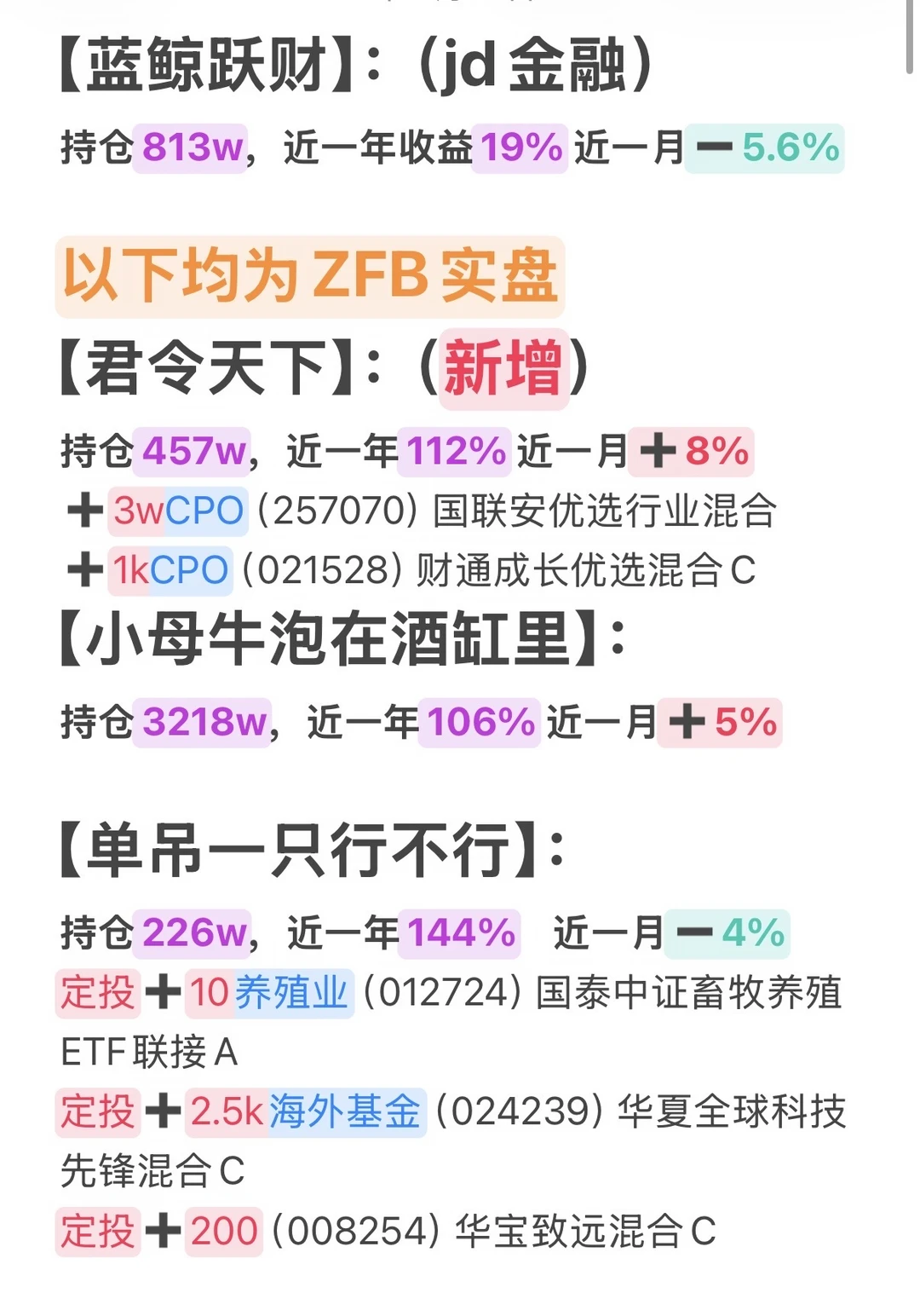 6月15日基金汇总