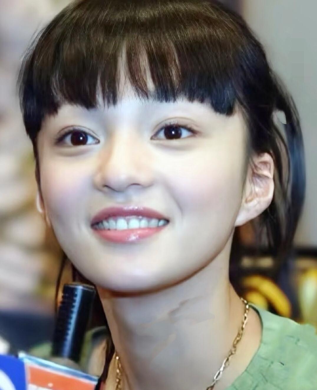 以前真的好美好美，都没人营销她的美丽 娱乐 少女的笑容