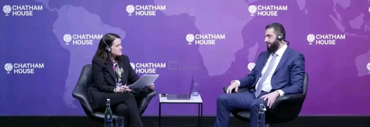 《泰晤士报》报道，当地时间31日，正在英国进行国事访问的叙利亚过渡政府总统沙雷，