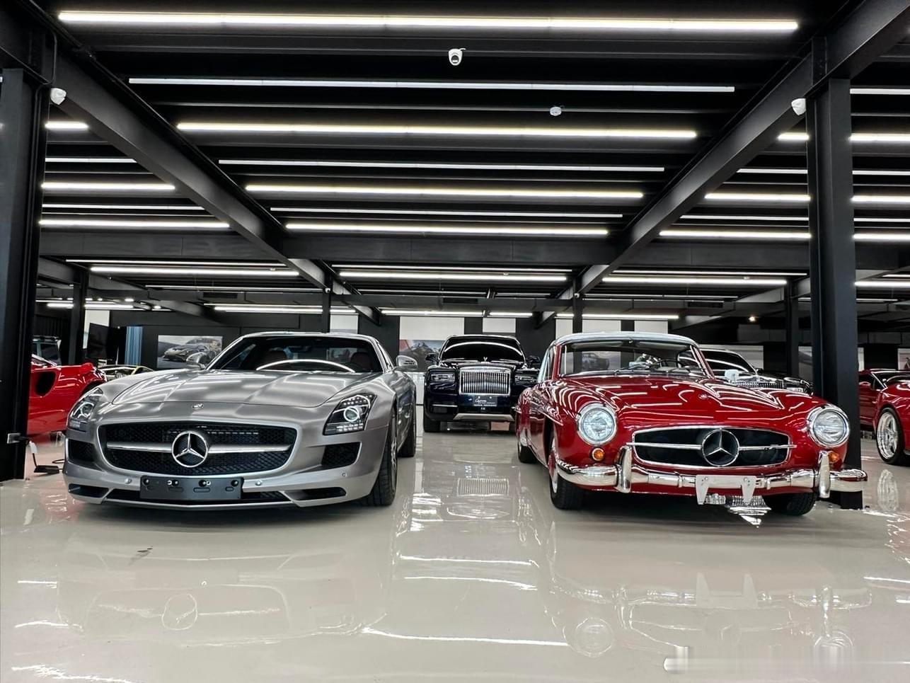#台湾老车#🇩🇪BENZ 190SL & SLS 1960～2011 ​​​