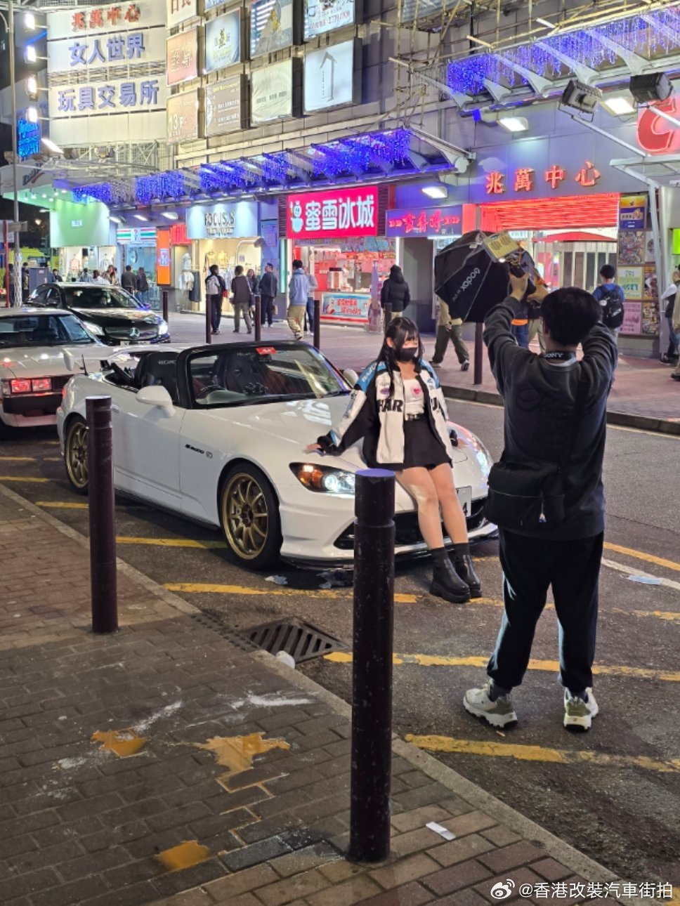 今晚的旺角！這聽說是北京網紅？ ​​​