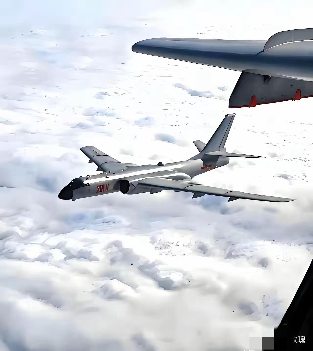 中国今天终于出手，菲律宾不敢说话了！
今天上午，中国军方出动轰-6K轰炸机，与多