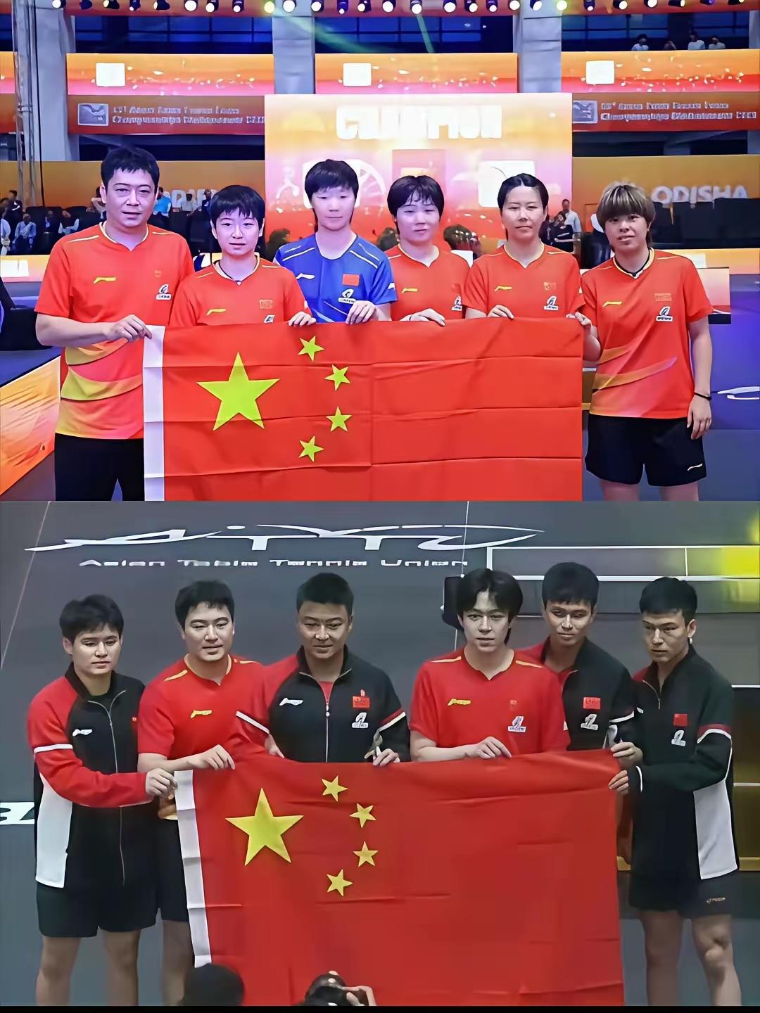 春风得意马蹄疾
一日看尽长安花🌺
男乒女乒
都站在顶峰
怎一个花好月圆了得！