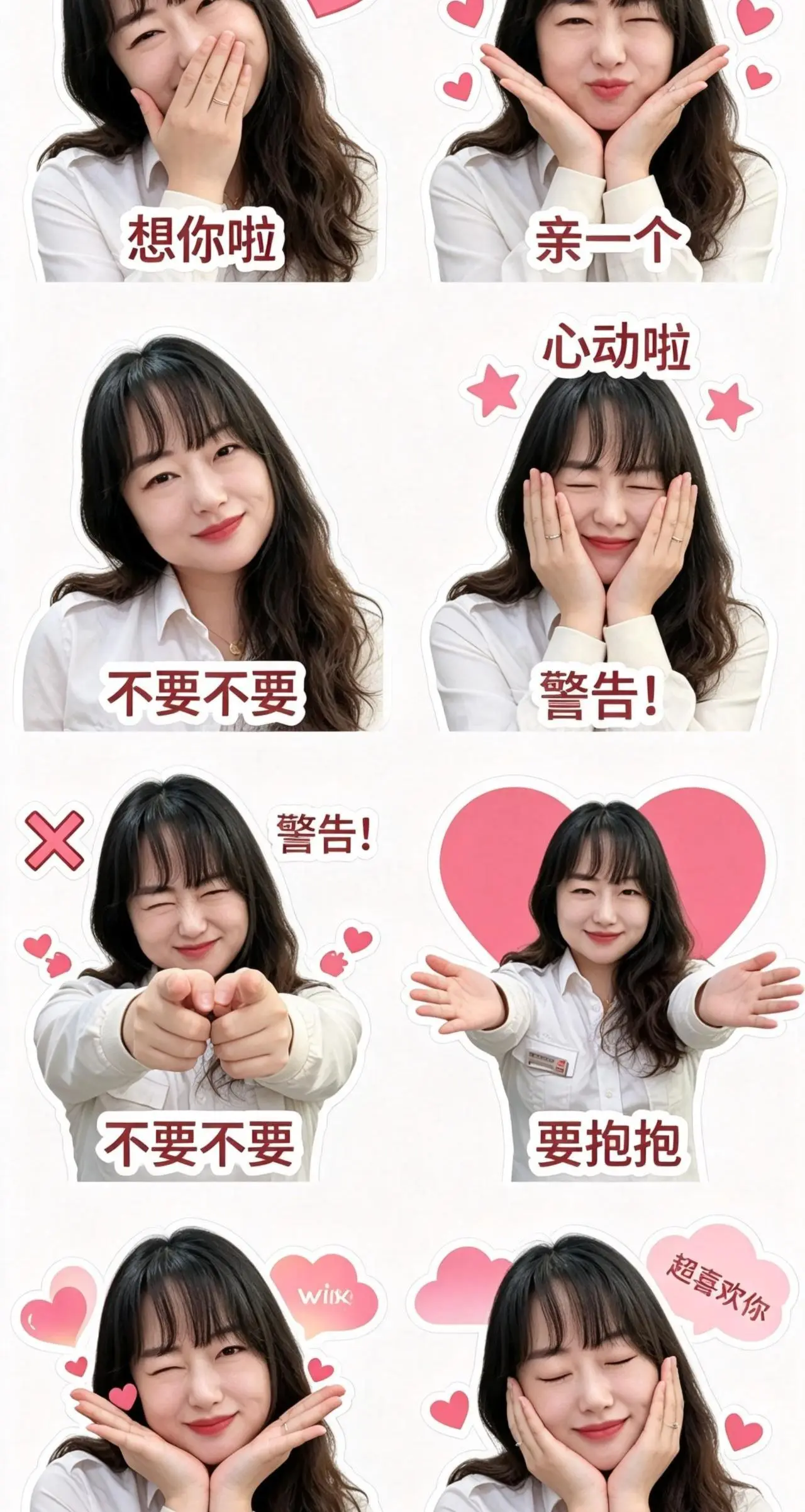 AI软萌真人贴纸 ai创作