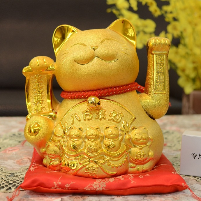 转发好运~黄金招财猫 转走 为你招财 留下一句“马上暴富” 你将收到一笔意外之财