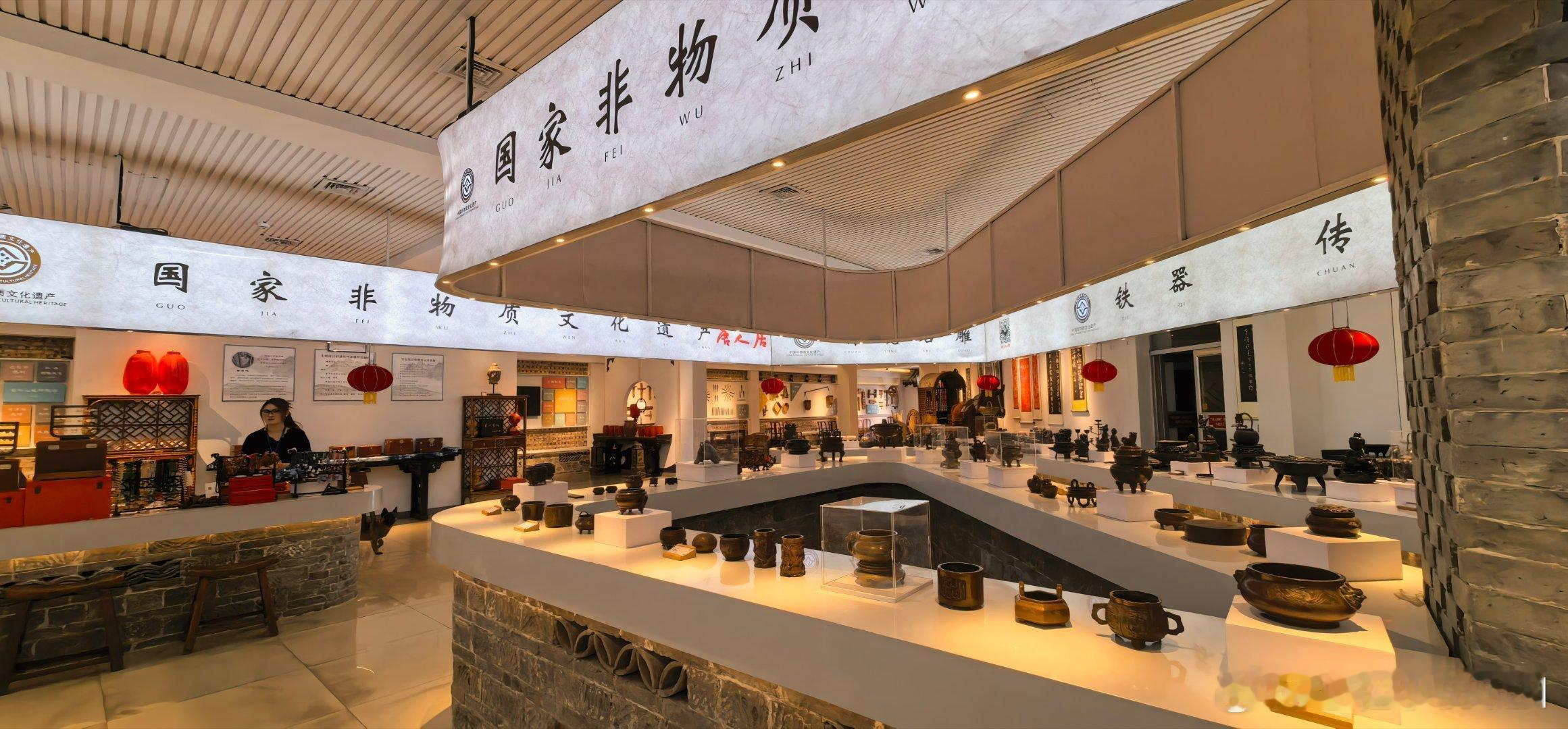 此刻京昆高速山西襄汾服务区晋南非遗传承馆 