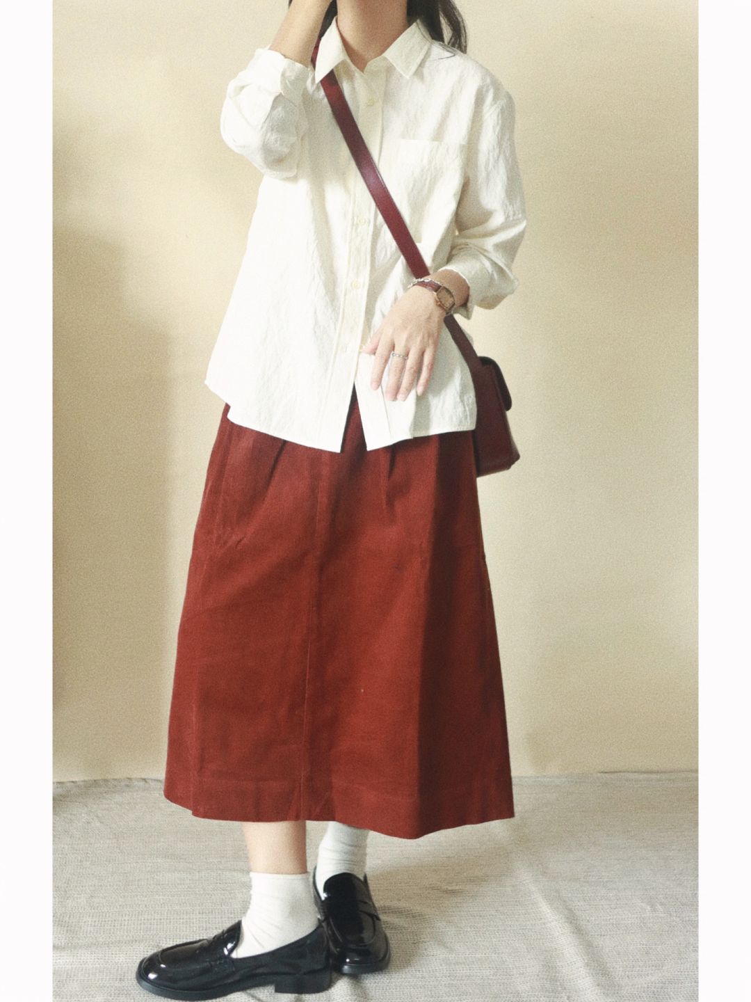 红色在秋冬总能出彩🍫