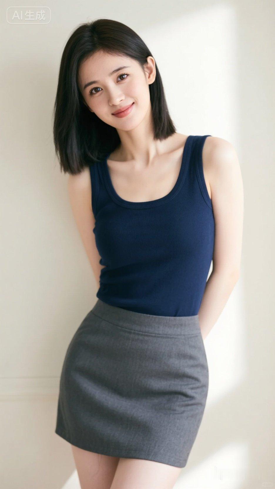 简约优雅，气质满分！💙👗