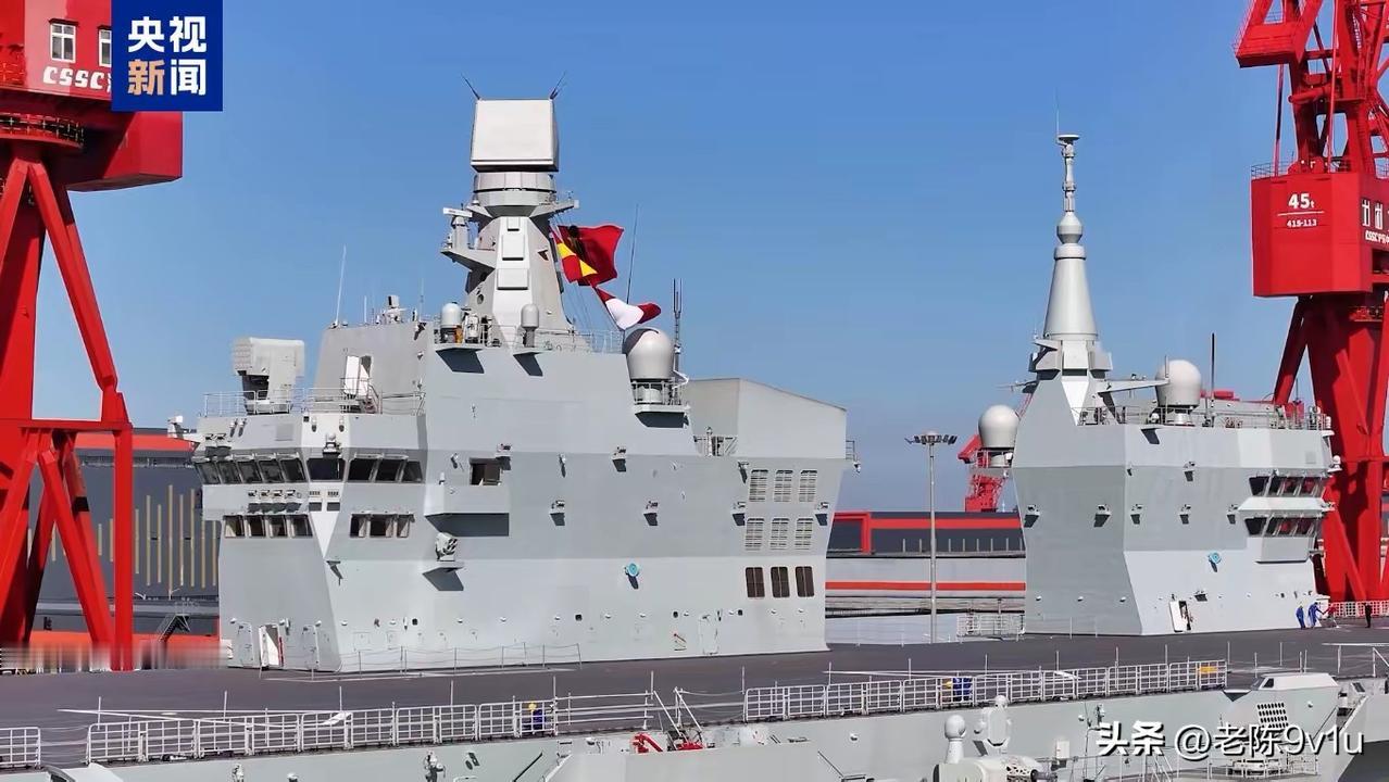 3. 海军四川舰开展首次航行试验：076两栖攻击舰首舰四川舰（舷号51）今天上午
