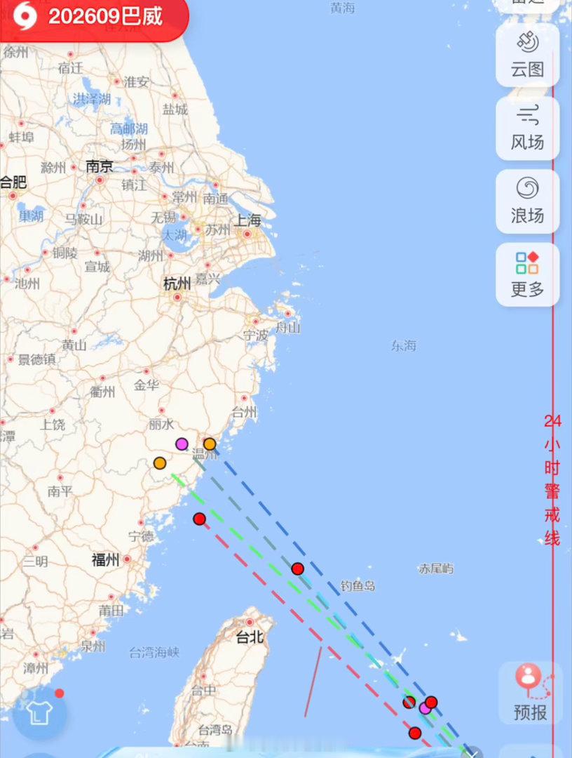 17级台风路径预估，温州也太惨了温州差不多每次都直面（我在买水买粮了，真的来了会