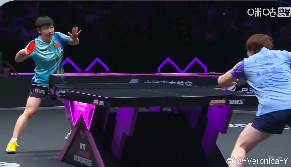 孙颖莎1-2蒯曼（14-16）既然人家敢抽到2/8 人家肯定“有备而来”耐心看比