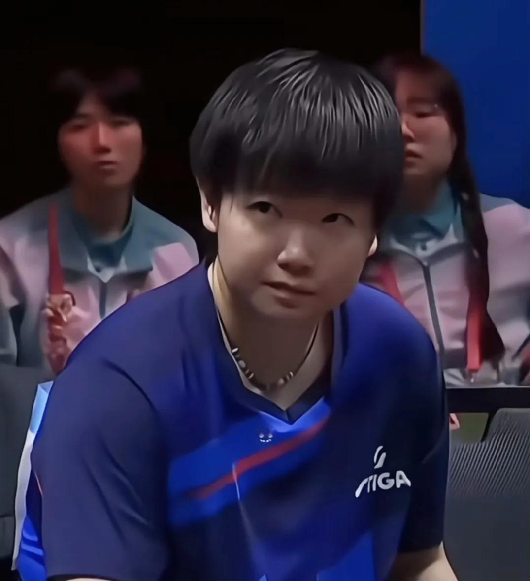 孙颖莎就是孙颖莎即便没有拿下这场比赛，你的人生也不会因此而黯淡一分。

没什么大