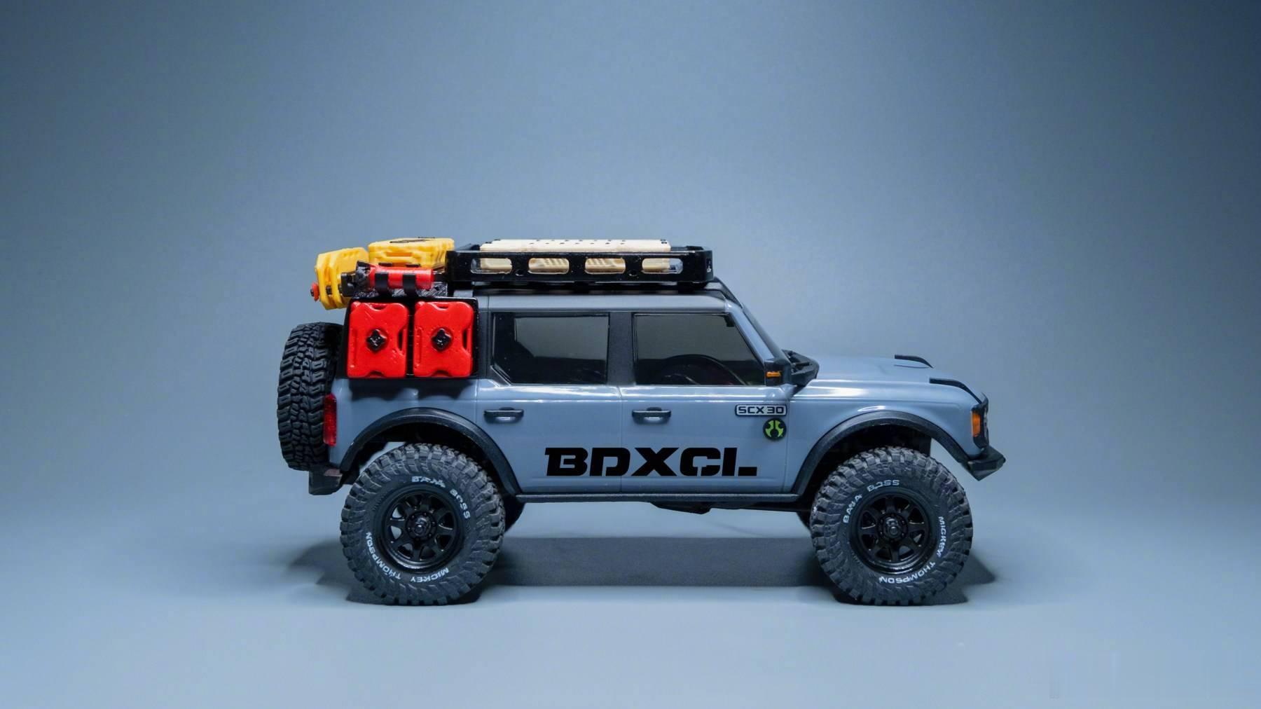 尾巴生活 SCX30 福特烈马改装完成。8点小车轮OBD 