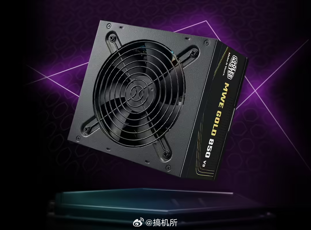 酷冷至尊推出MWE Gold V3 ATX 3.1非模组电源，550W-850W