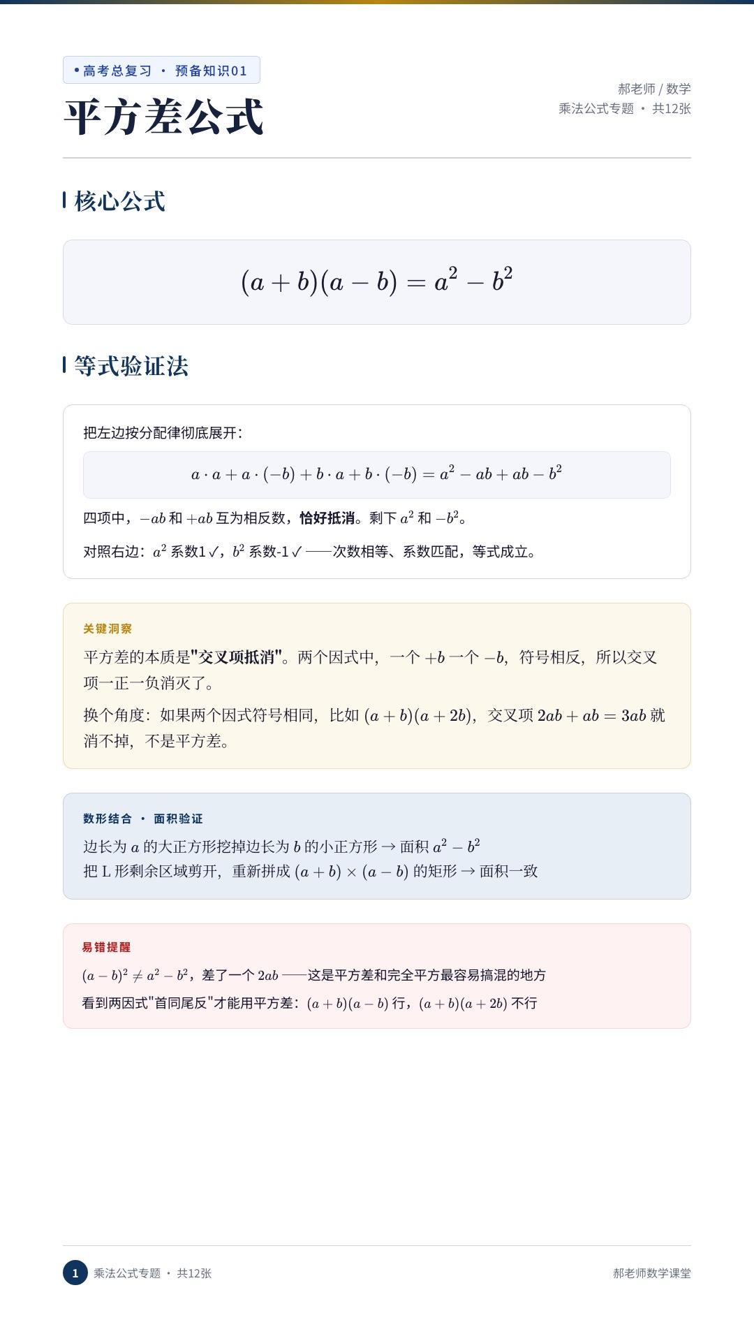 高三总复习精美学习卡片来啦！干货满满，一目了然。觉得有用的同学，赶紧保存，也欢迎