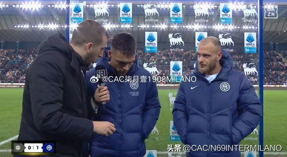 【2025/26联赛】国际米兰客场1:0乌迪内斯

迪马尔科：
“这是一次极其艰