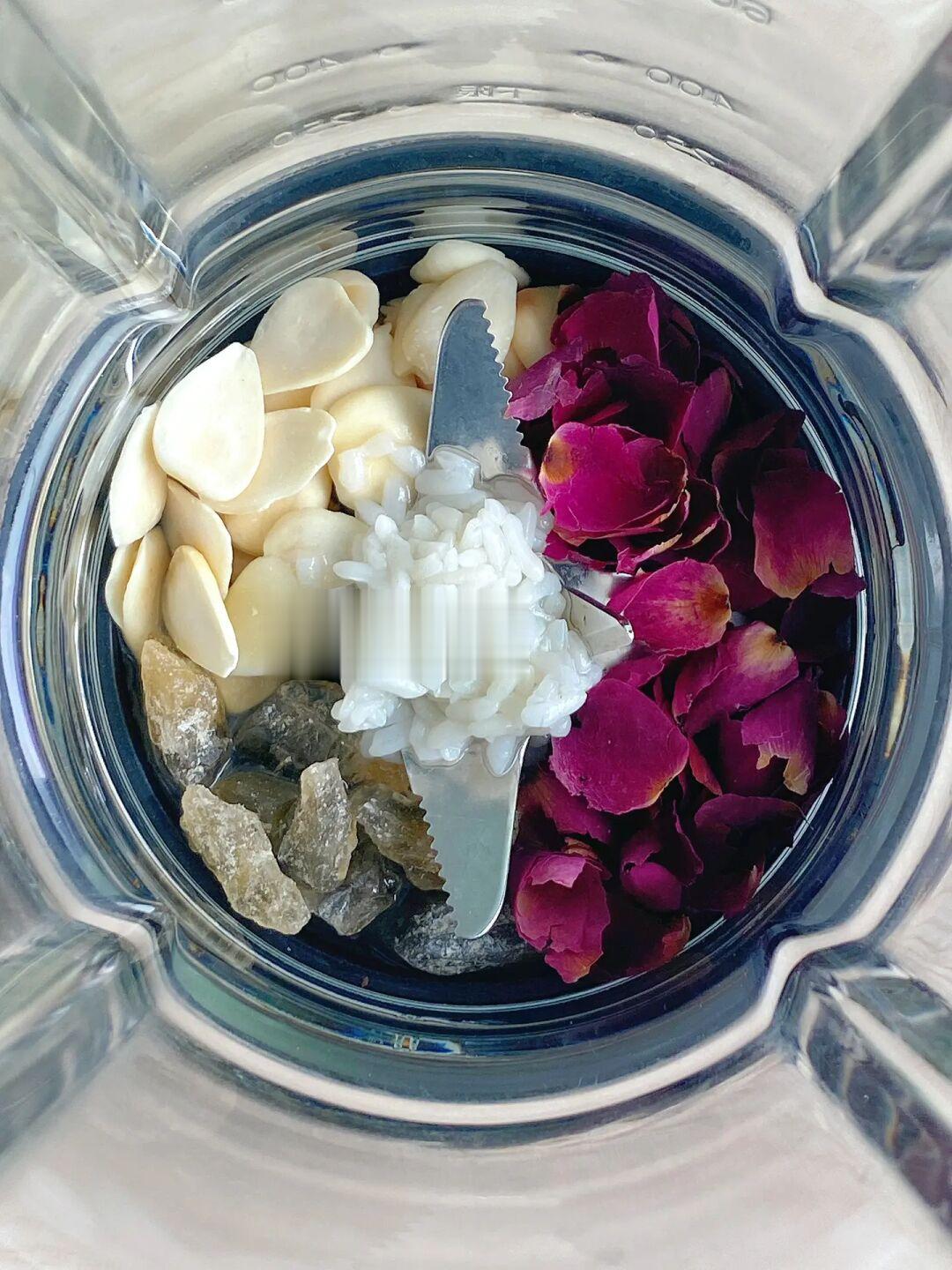 🥀玫瑰酒酿杏仁奶！坚持喝皮肤真的又白又亮～