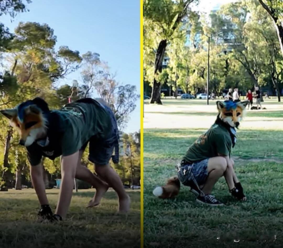 国外男子Lexi是个身份神秘的年轻人，他自称为“therian”，也就是那种认为