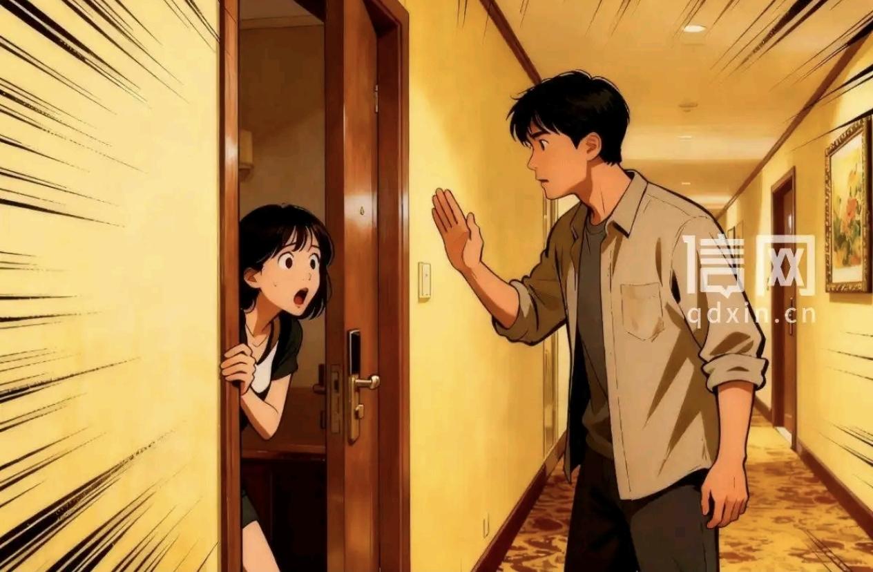 山东青岛，一女子和男友吵架后，她在酒店开了间房想冷静一下，没想到男友仅出示了自己