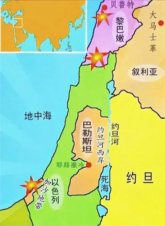 以色列的立场让人感到困惑。在国际社会提议回归1967年边界时，以色列竟然拒绝了这